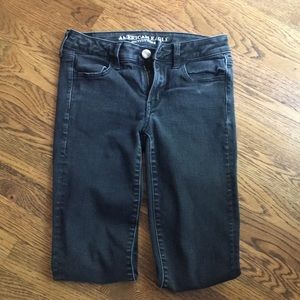 American Eagle Black Super Super Stretch Jeans